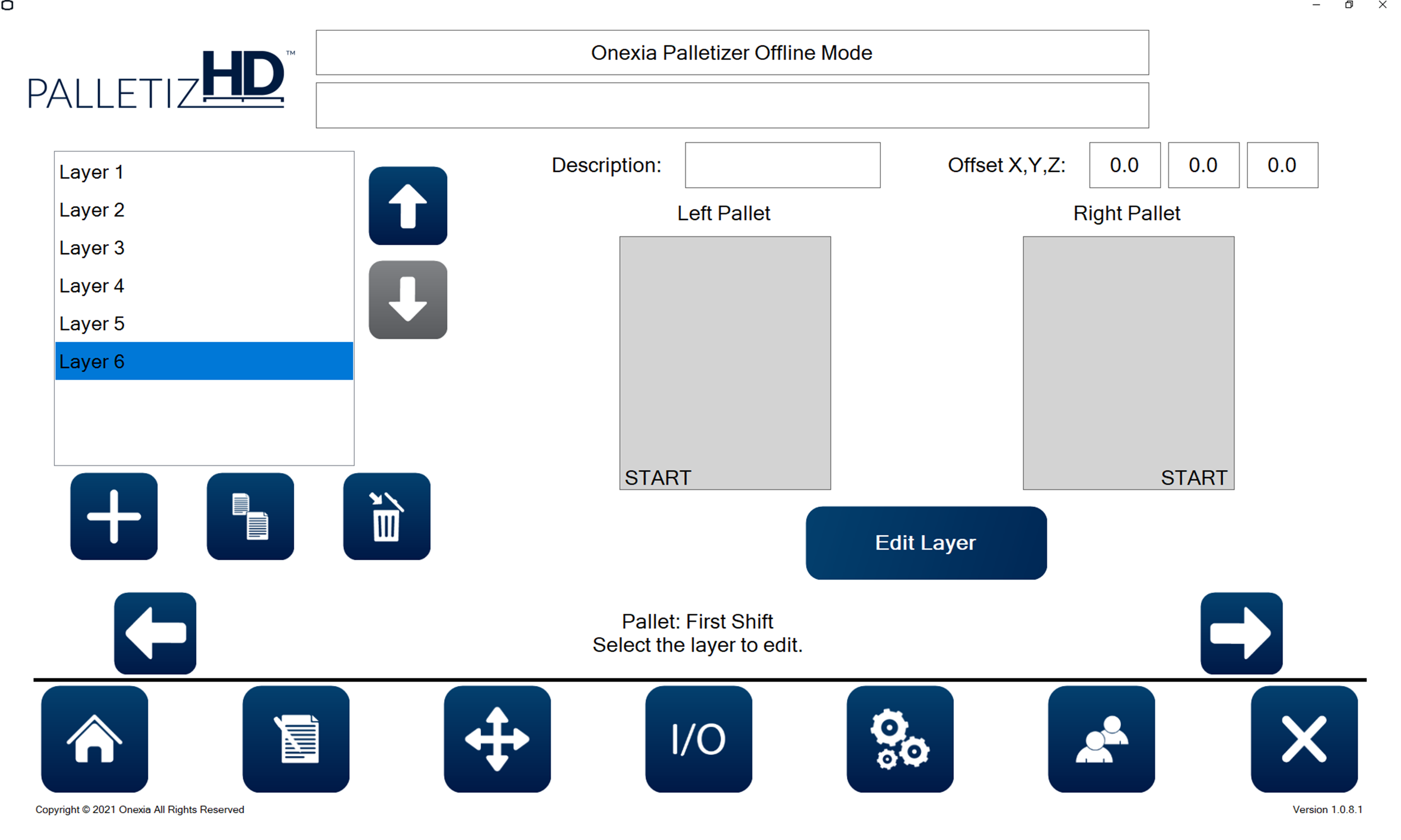 Palletizing Software