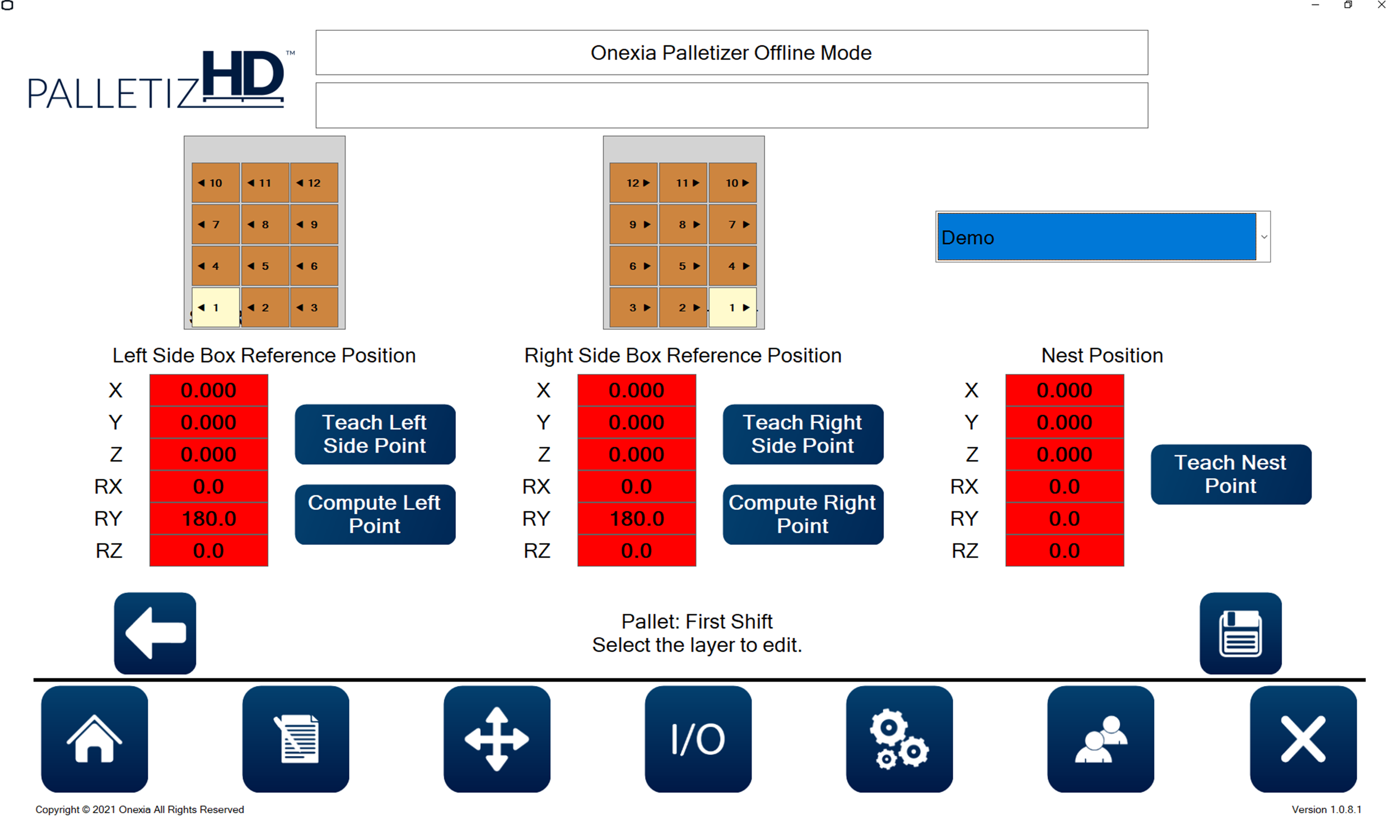 Palletizing Software